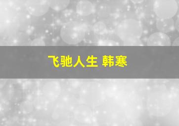 飞驰人生 韩寒